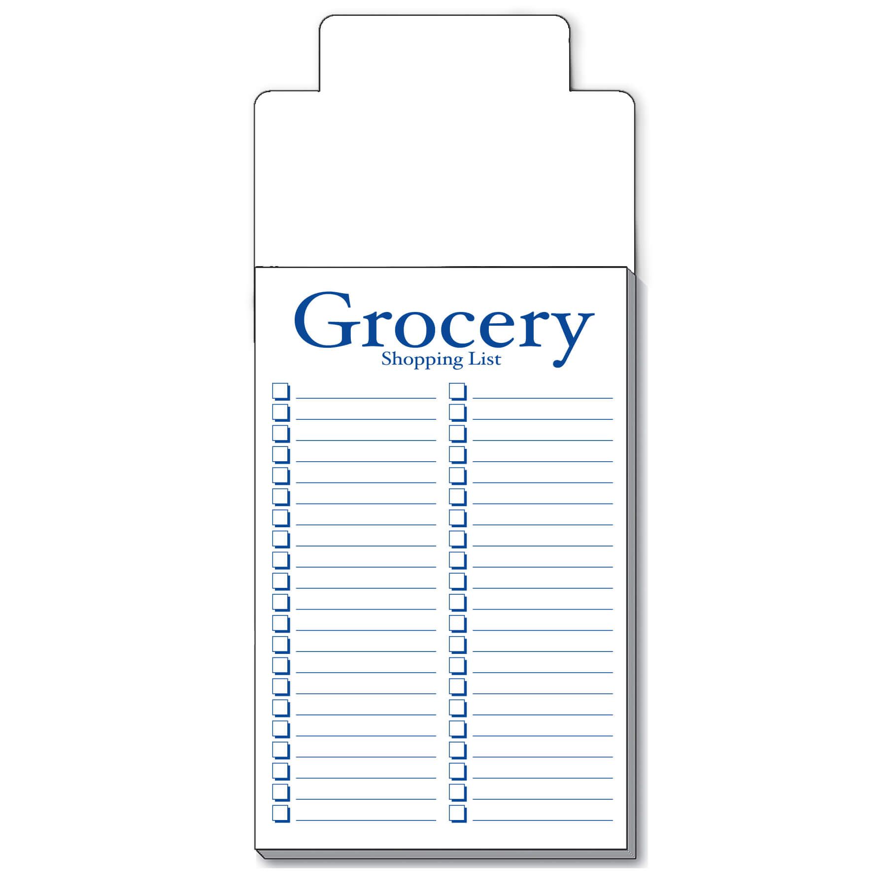 Blank Magnet with Grocery Pad